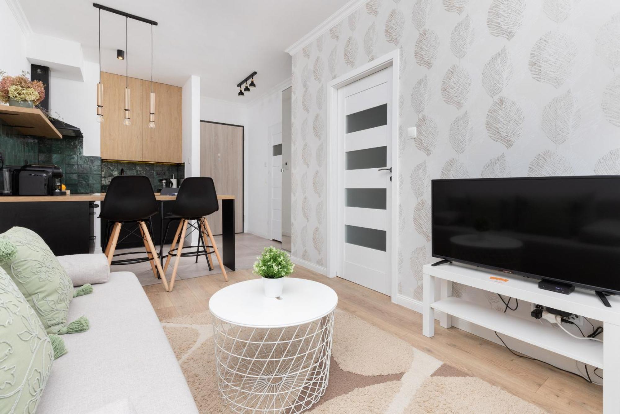 Starowiejska Apartment With Balcony Next To Arena Gdansk Stadium By Noclegi Renters Dış mekan fotoğraf